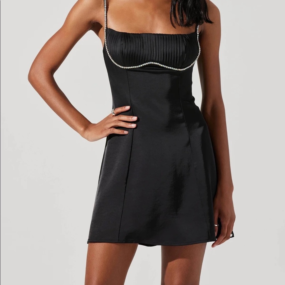 Mina satin dress